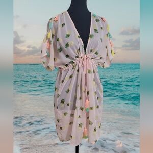 🍍Sparkling Pineapple Beach Coverup